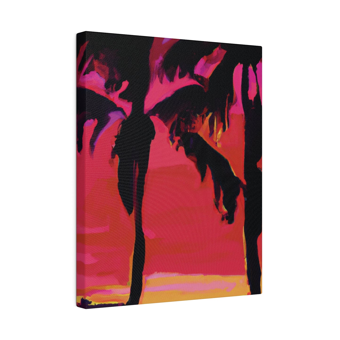 3182A - Miami Beach Sunset Painting Print | Miami | Beach | Sunset | Poster | Home Decor | Wall Art | Canvas