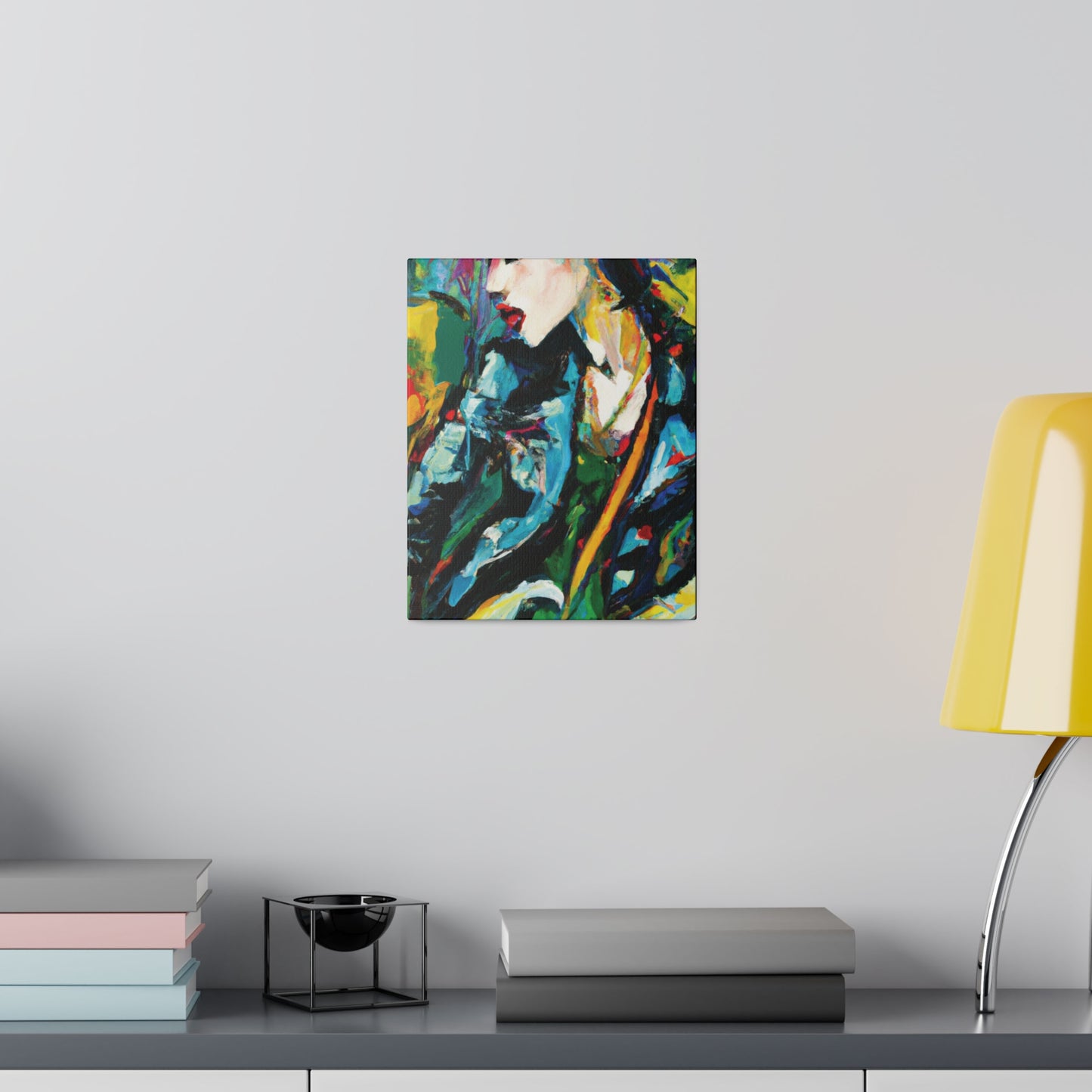 9841U - Rockstar Oil Painting Style Print | Poster | Home Decor | Wall Art | Music Art | Canvas