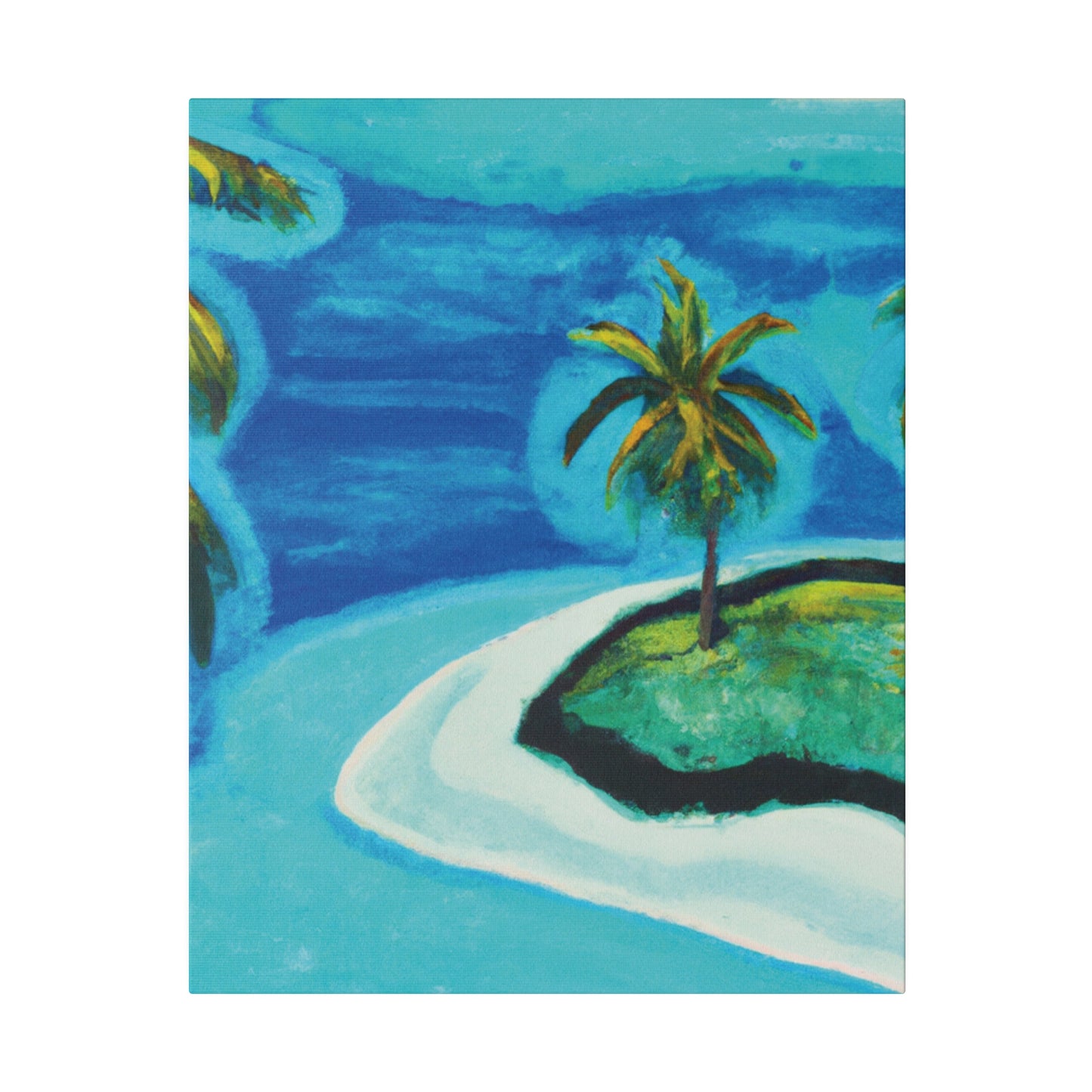 4265U - Bahamas Ocean Painting Print | Bahamas | Ocean | Beach | Poster | Home Decor | Wall Art | Canvas