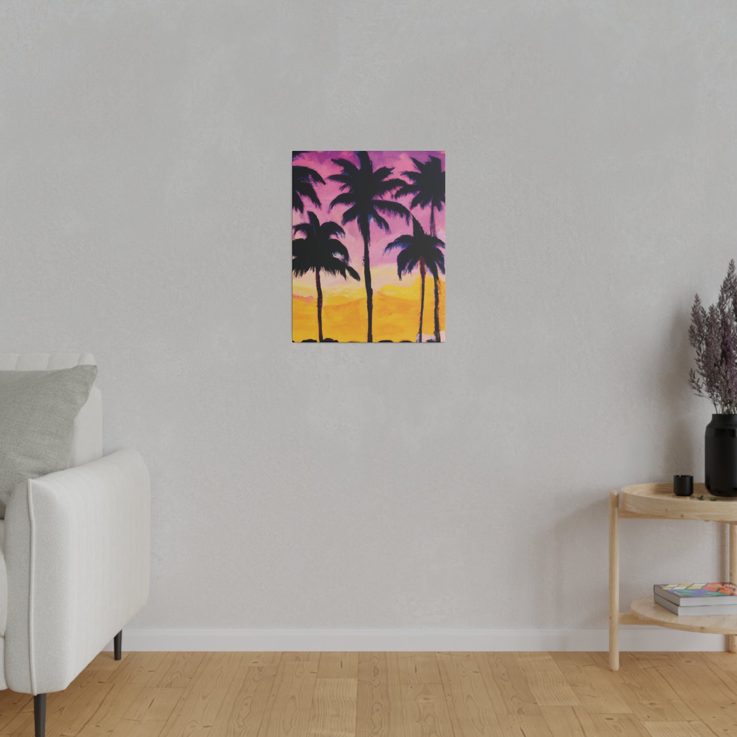 4102I - Miami Beach Sunset Painting Print | Miami | Beach | Sunset | Poster | Home Decor | Wall Art | Canvas