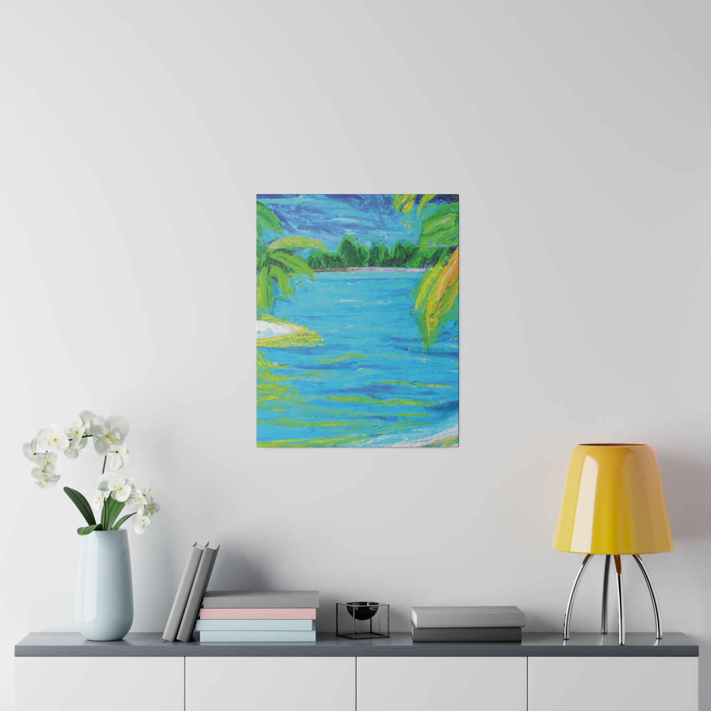 9709k - Bahamas Ocean Painting Print | Bahamas | Ocean | Beach | Poster | Home Decor | Wall Art | Canvas
