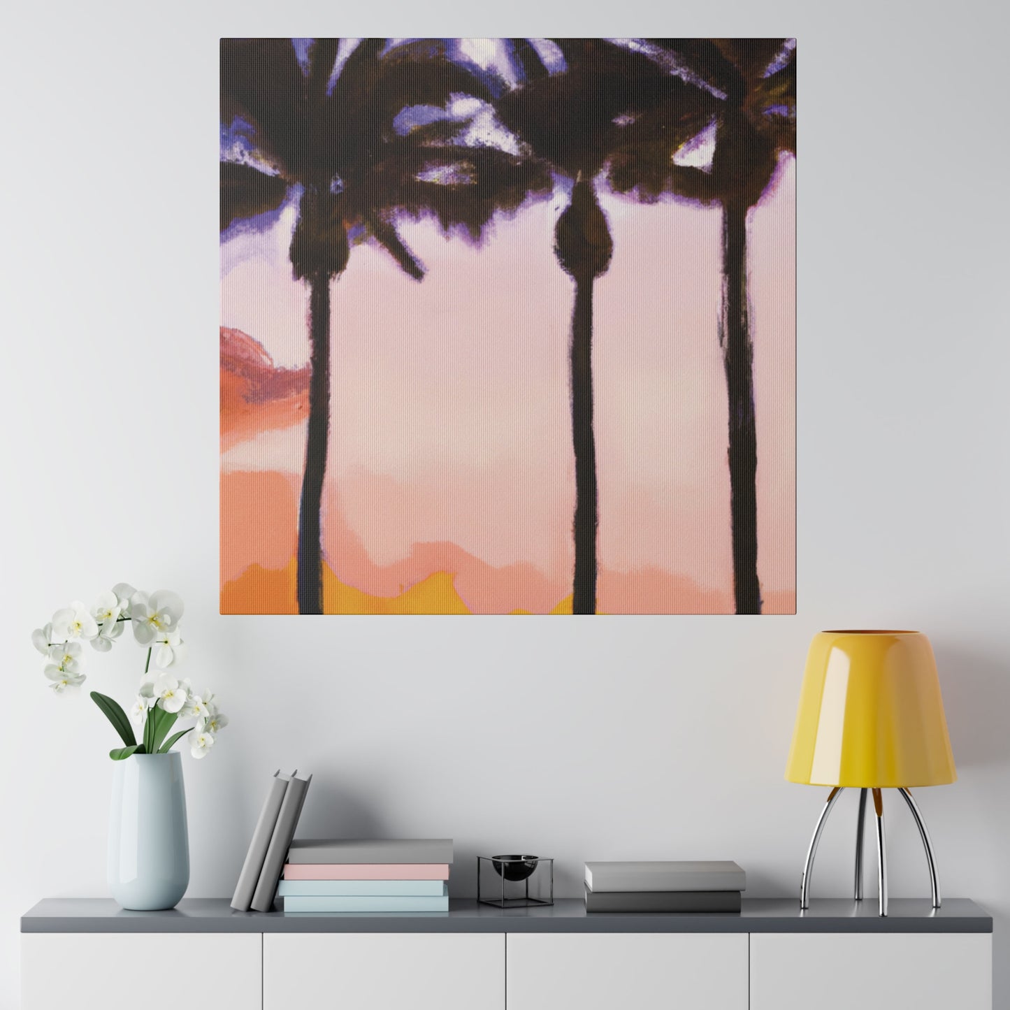 9366G - Miami Beach Sunset Painting Print | Miami | Beach | Sunset | Poster | Home Decor | Wall Art | Canvas