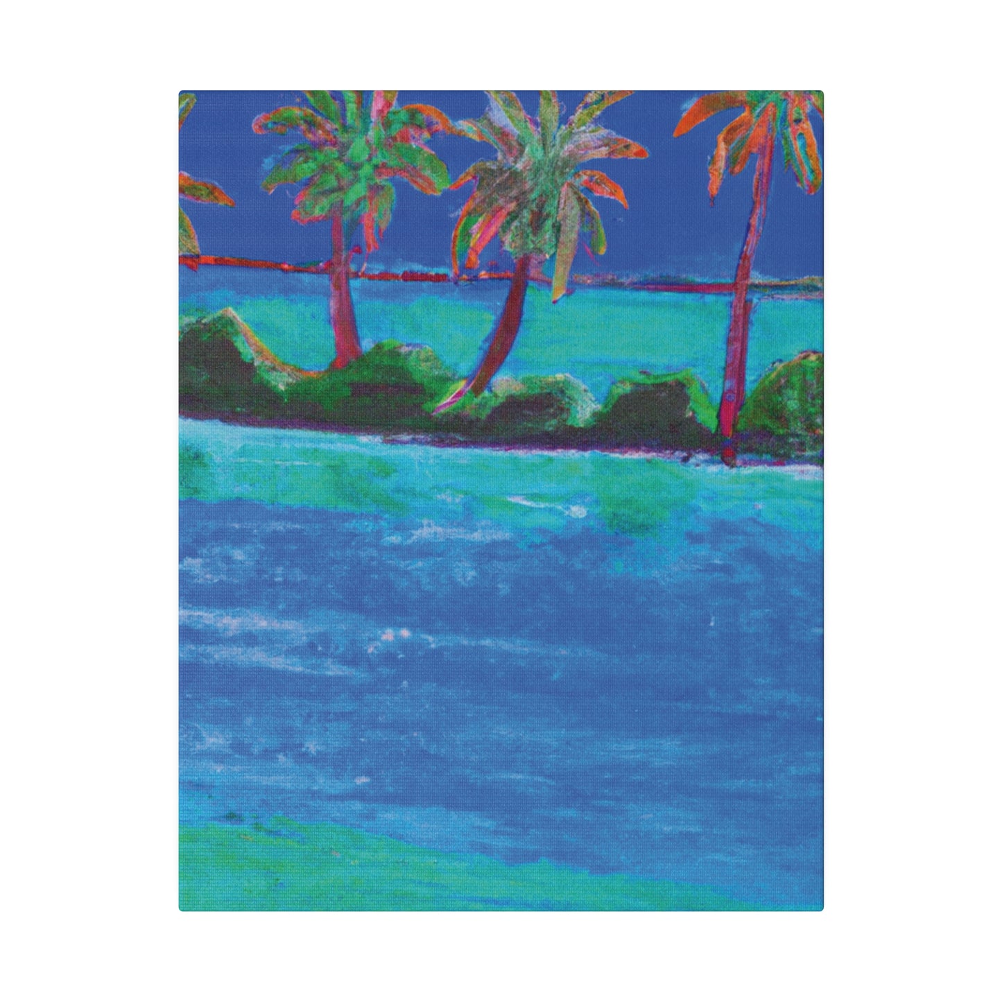 7454G - Bahamas Ocean Painting Print | Bahamas | Ocean | Beach | Poster | Home Decor | Wall Art | Canvas