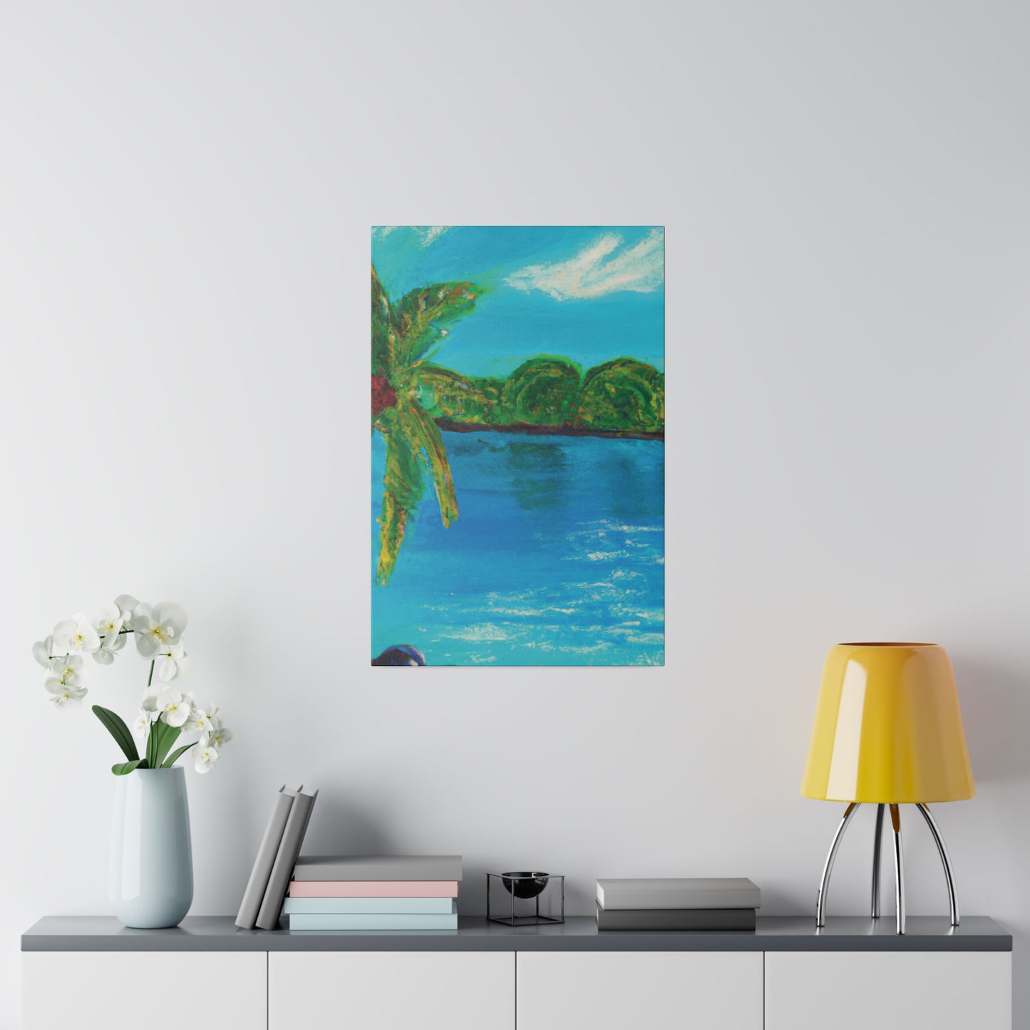 4245A - Bahamas Ocean Painting Print | Bahamas | Ocean | Beach | Poster | Home Decor | Wall Art | Canvas