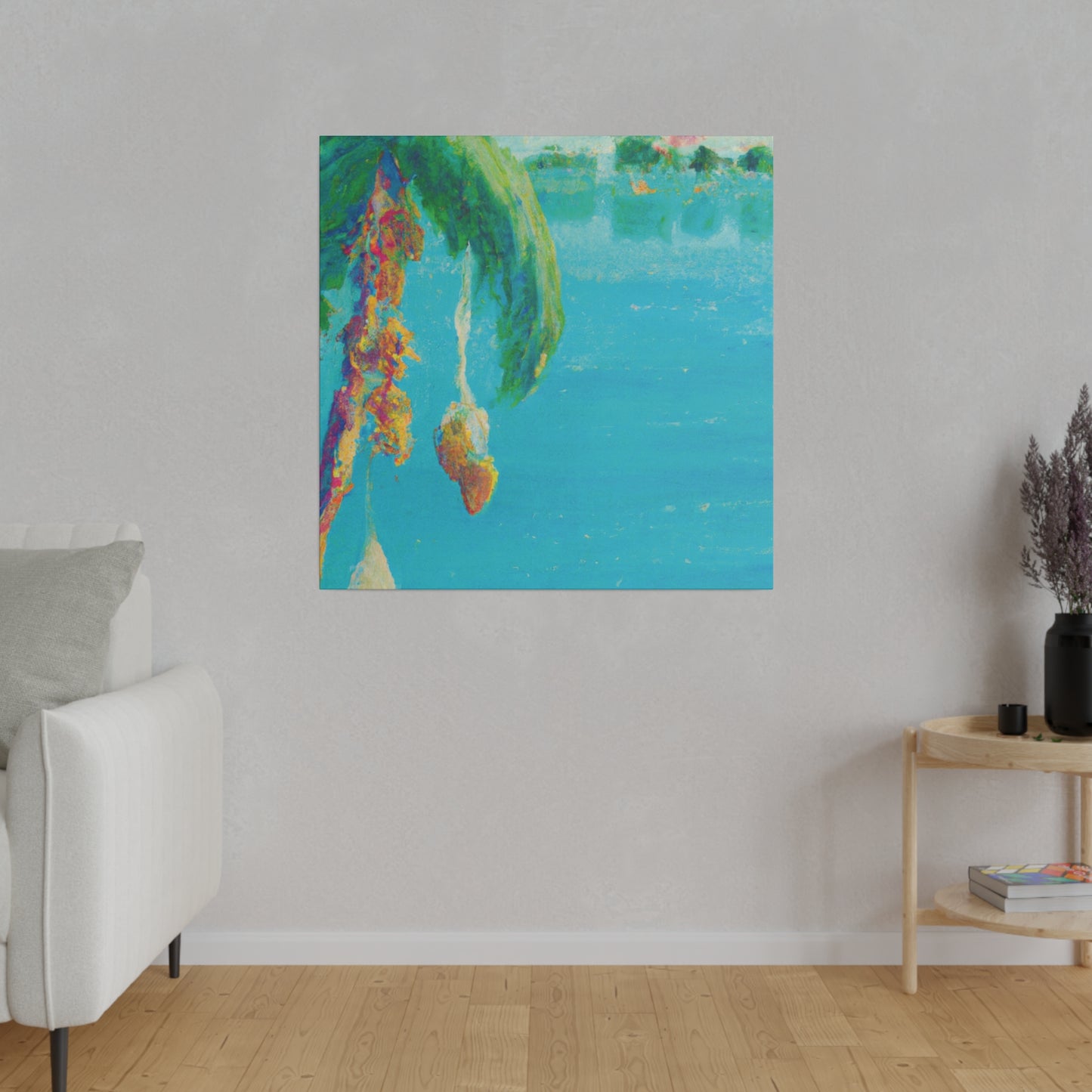 7357A - Bahamas Ocean Painting Print | Bahamas | Ocean | Beach | Poster | Home Decor | Wall Art | Canvas