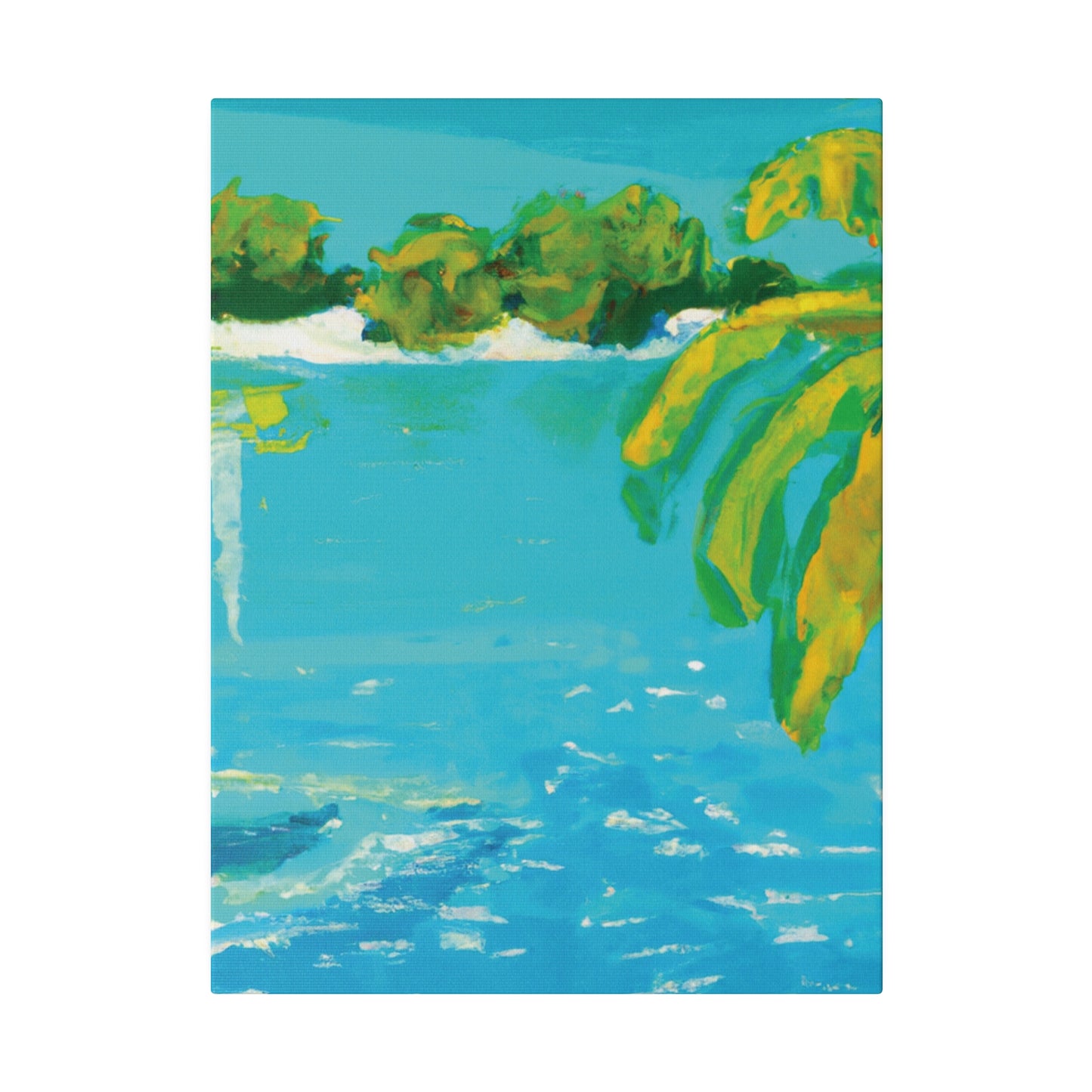 2261V - Bahamas Ocean Painting Print | Bahamas | Ocean | Beach | Poster | Home Decor | Wall Art | Canvas