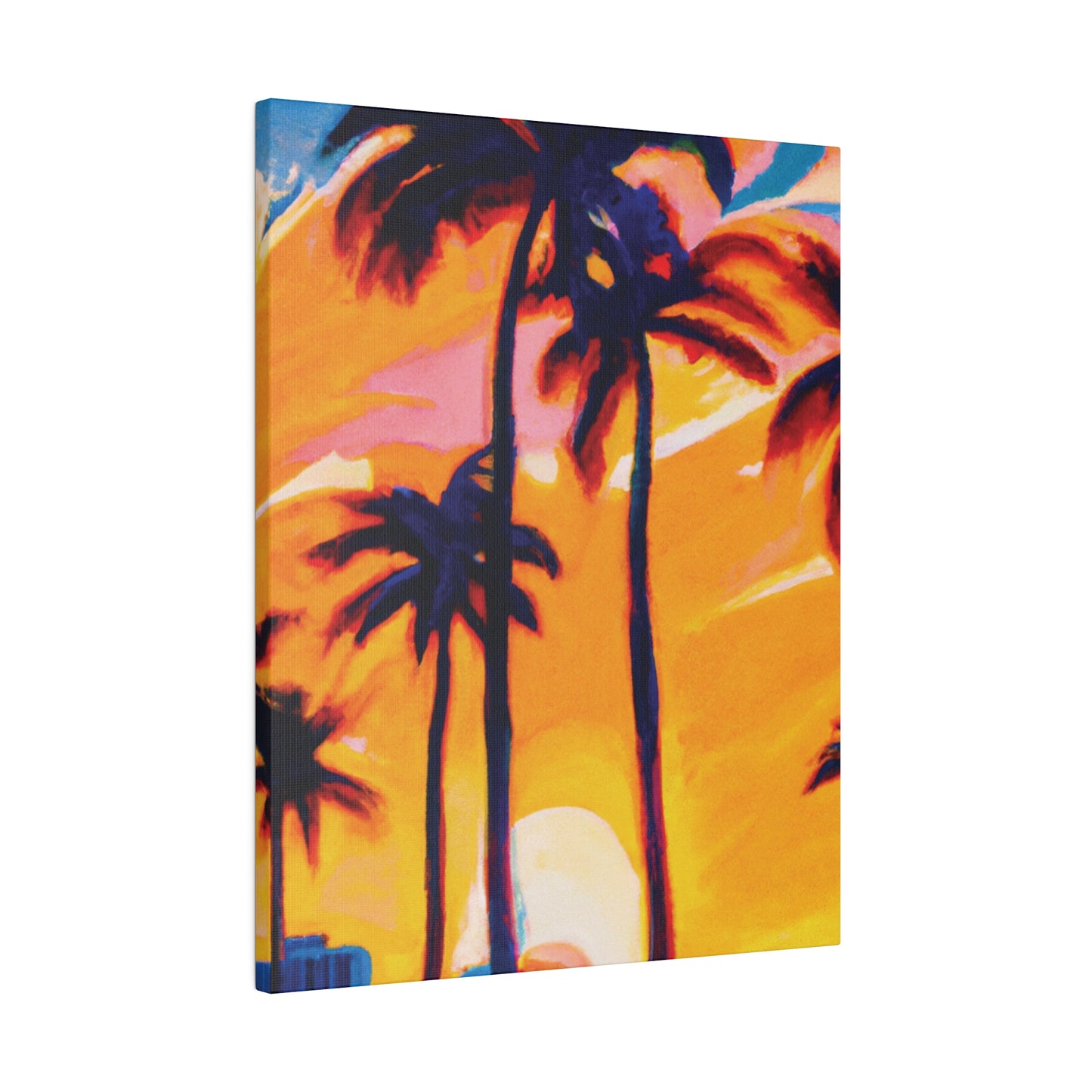 2067G - Miami Beach Sunset Painting Print | Miami | Beach | Sunset | Poster | Home Decor | Wall Art | Canvas