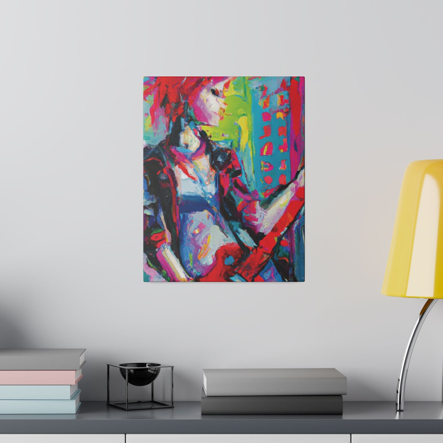 2177U - Rockstar Oil Painting Style Print | Poster | Home Decor | Wall Art | Music Art | Canvas