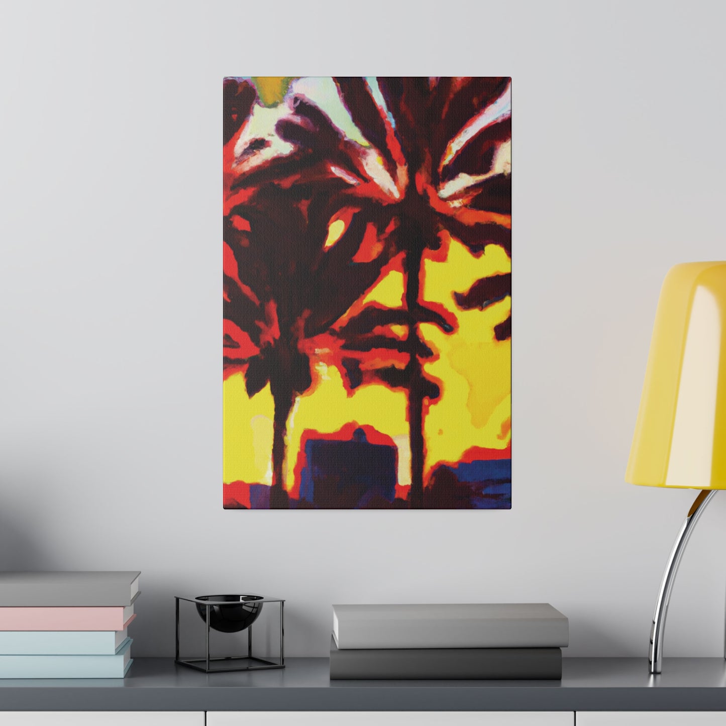 3133X - Miami Beach Sunset Painting Print | Miami | Beach | Sunset | Poster | Home Decor | Wall Art | Canvas