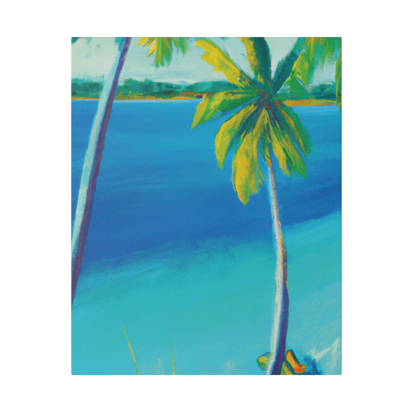 7593L - Bahamas Ocean Painting Print | Bahamas | Ocean | Beach | Poster | Home Decor | Wall Art | Canvas