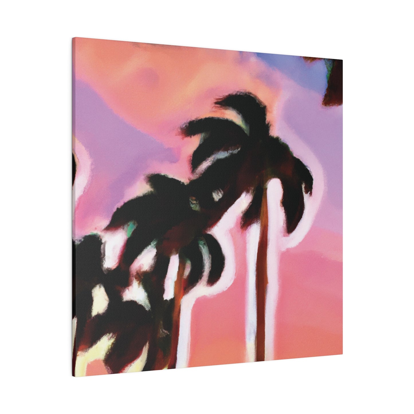 3563H - Miami Beach Sunset Painting Print | Miami | Beach | Sunset | Poster | Home Decor | Wall Art | Canvas