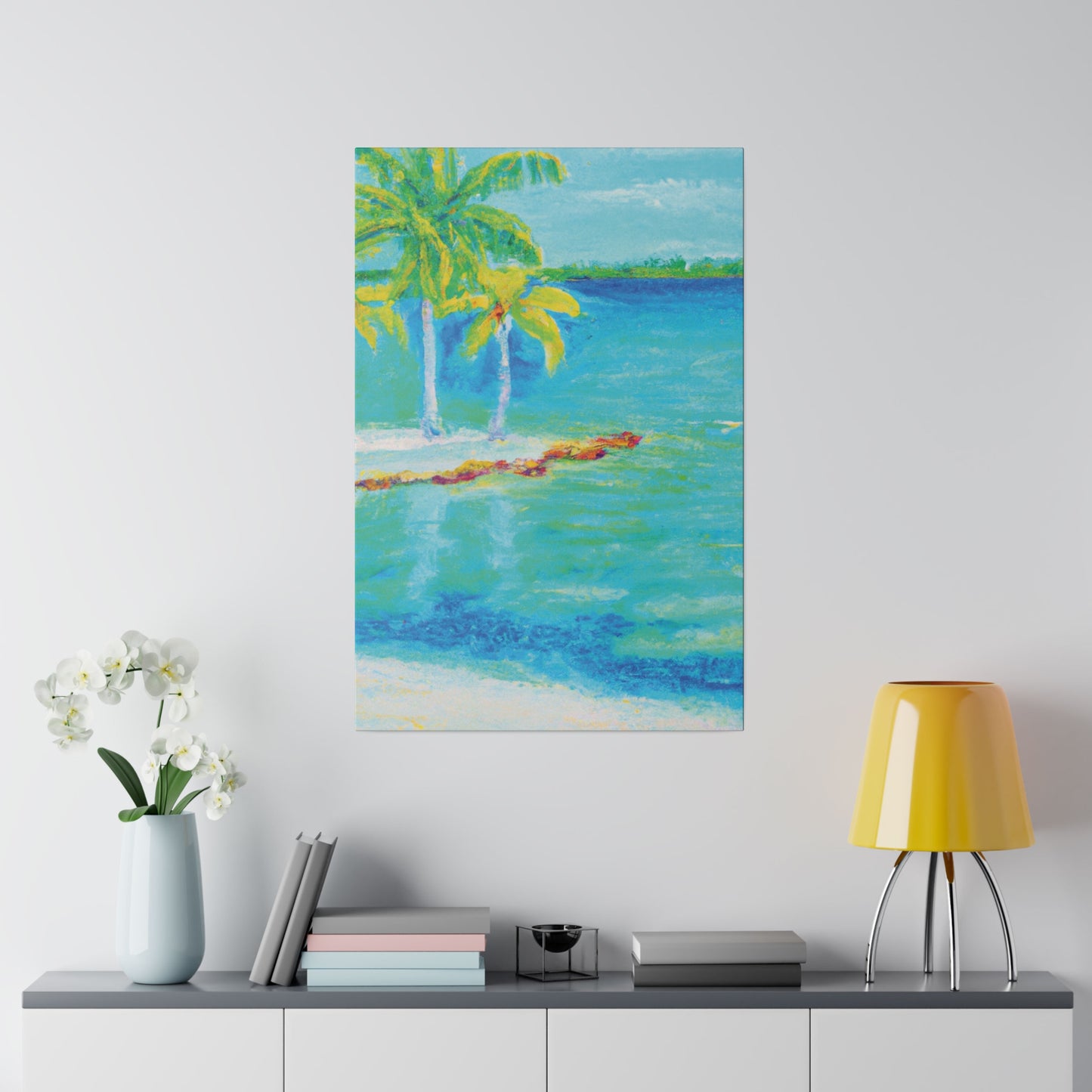 4444R - Bahamas Ocean Painting Print | Bahamas | Ocean | Beach | Poster | Home Decor | Wall Art | Canvas