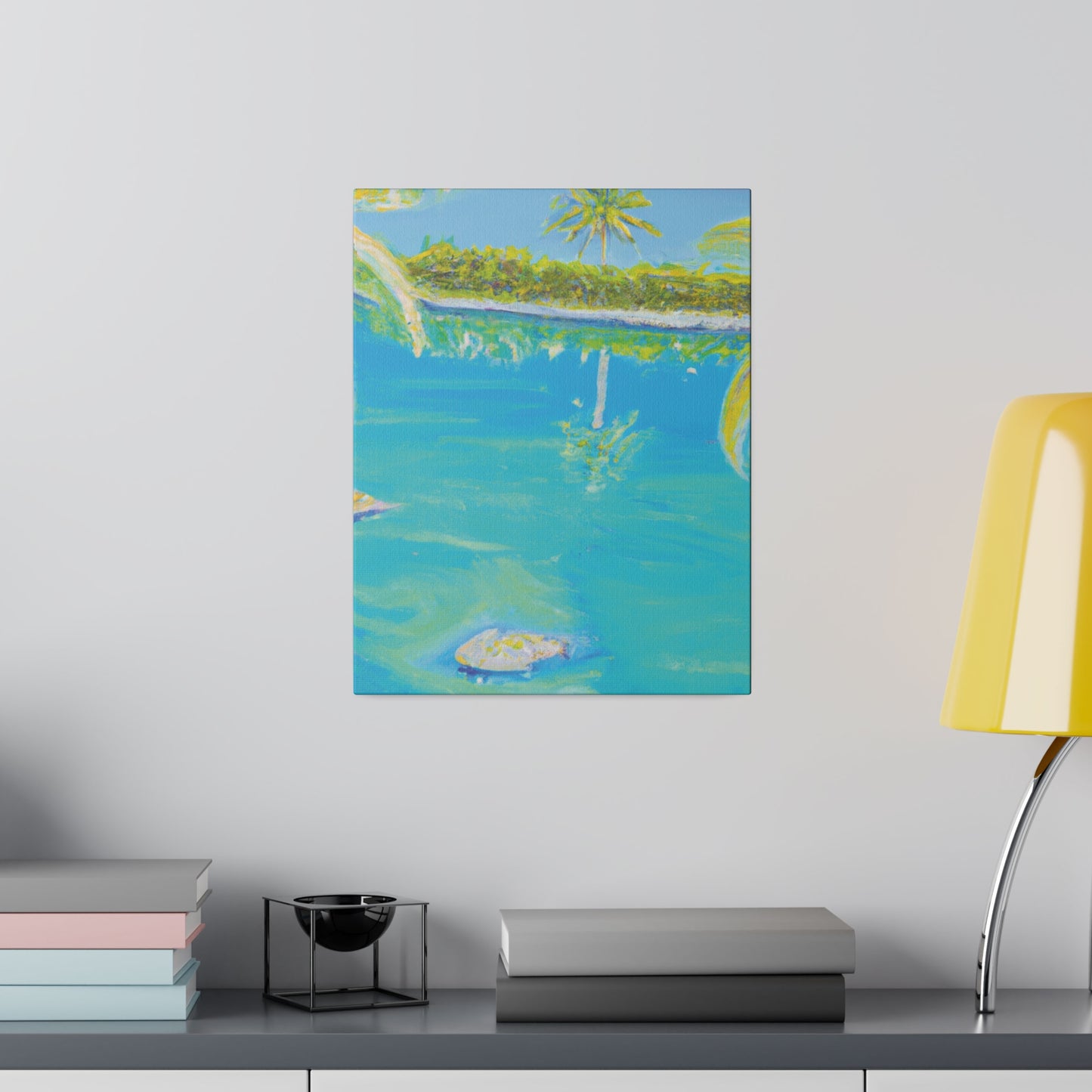 9546V - Bahamas Ocean Painting Print | Bahamas | Ocean | Beach | Poster | Home Decor | Wall Art | Canvas