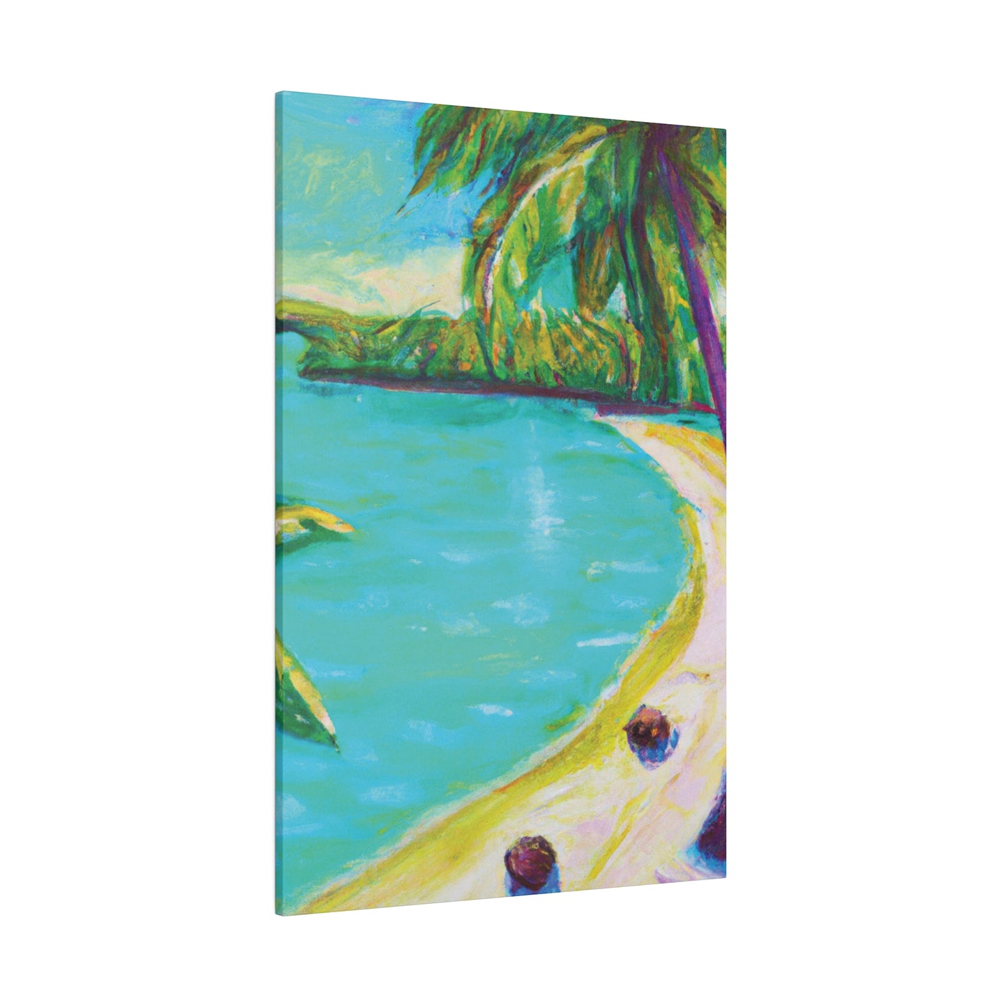 2421K - Bahamas Ocean Painting Print | Bahamas | Ocean | Beach | Poster | Home Decor | Wall Art | Canvas