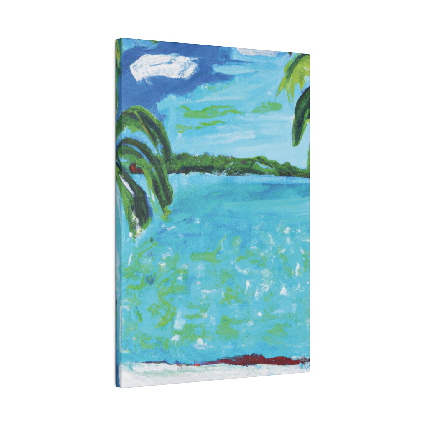 2143W - Bahamas Ocean Painting Print | Bahamas | Ocean | Beach | Poster | Home Decor | Wall Art | Canvas