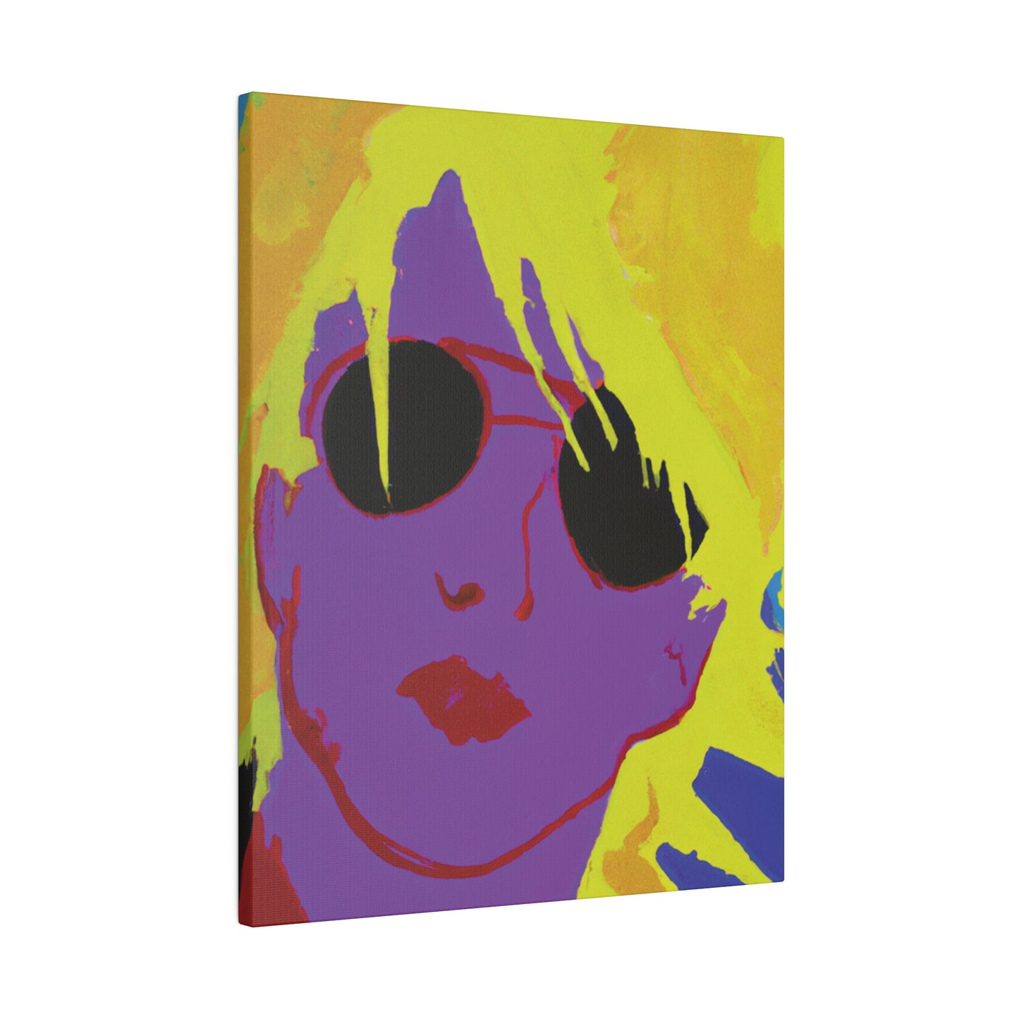 3022A - Rockstar Painting Print | Face | Abstract | Poster | Home Decor | Wall Art | Music Art | Canvas