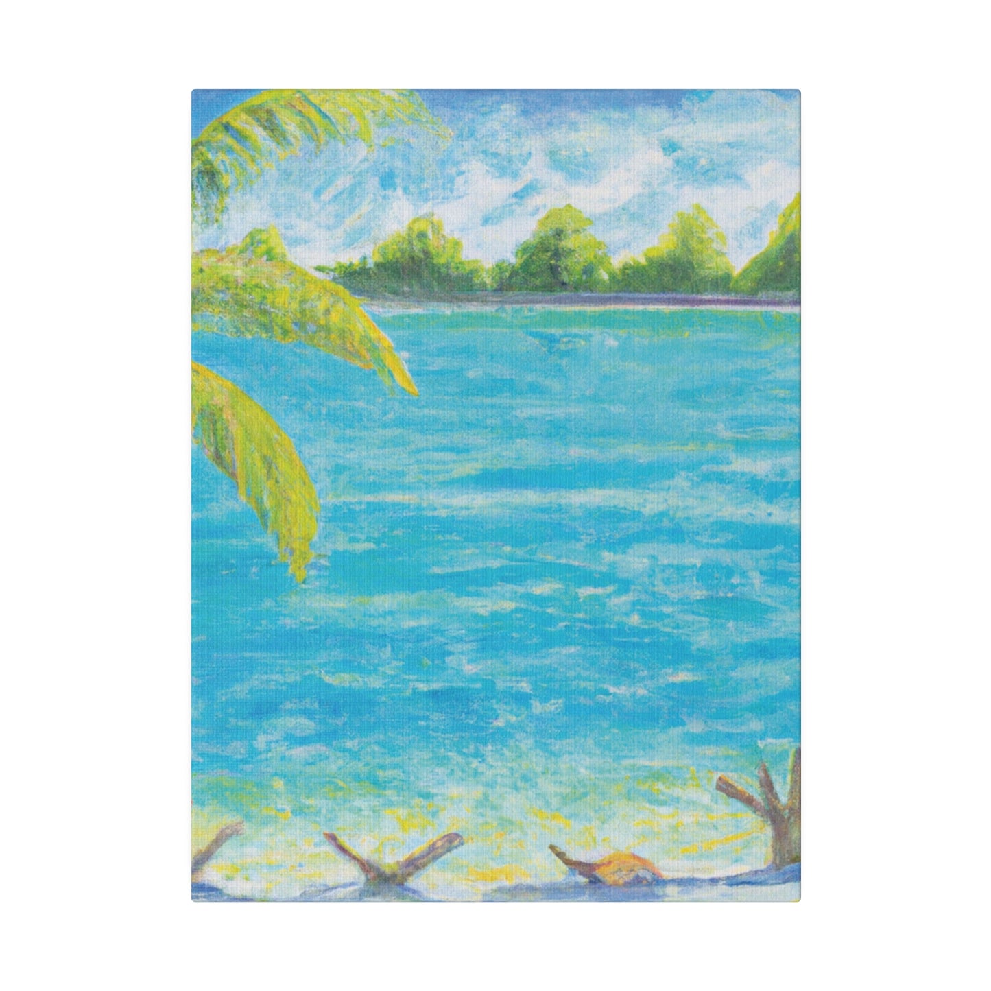 3007D - Bahamas Ocean Painting Print | Bahamas | Ocean | Beach | Poster | Home Decor | Wall Art | Canvas