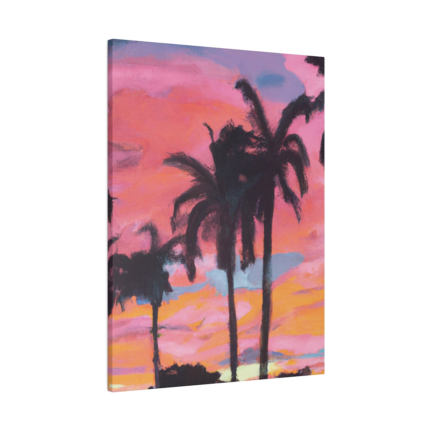 6349G - Miami Beach Sunset Painting Print | Miami | Beach | Sunset | Poster | Home Decor | Wall Art | Canvas