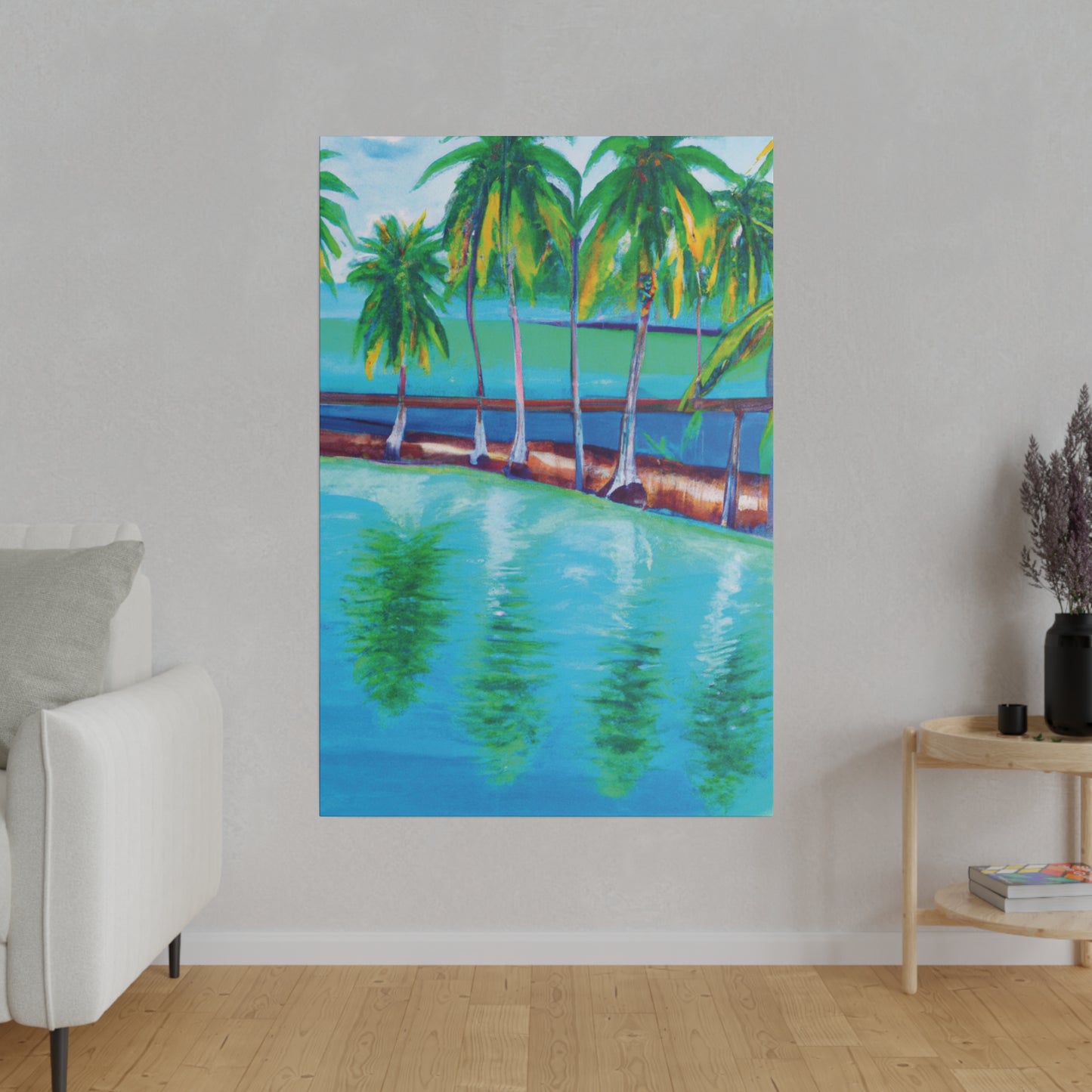 9214C - Bahamas Ocean Painting Print | Bahamas | Ocean | Beach | Poster | Home Decor | Wall Art | Canvas