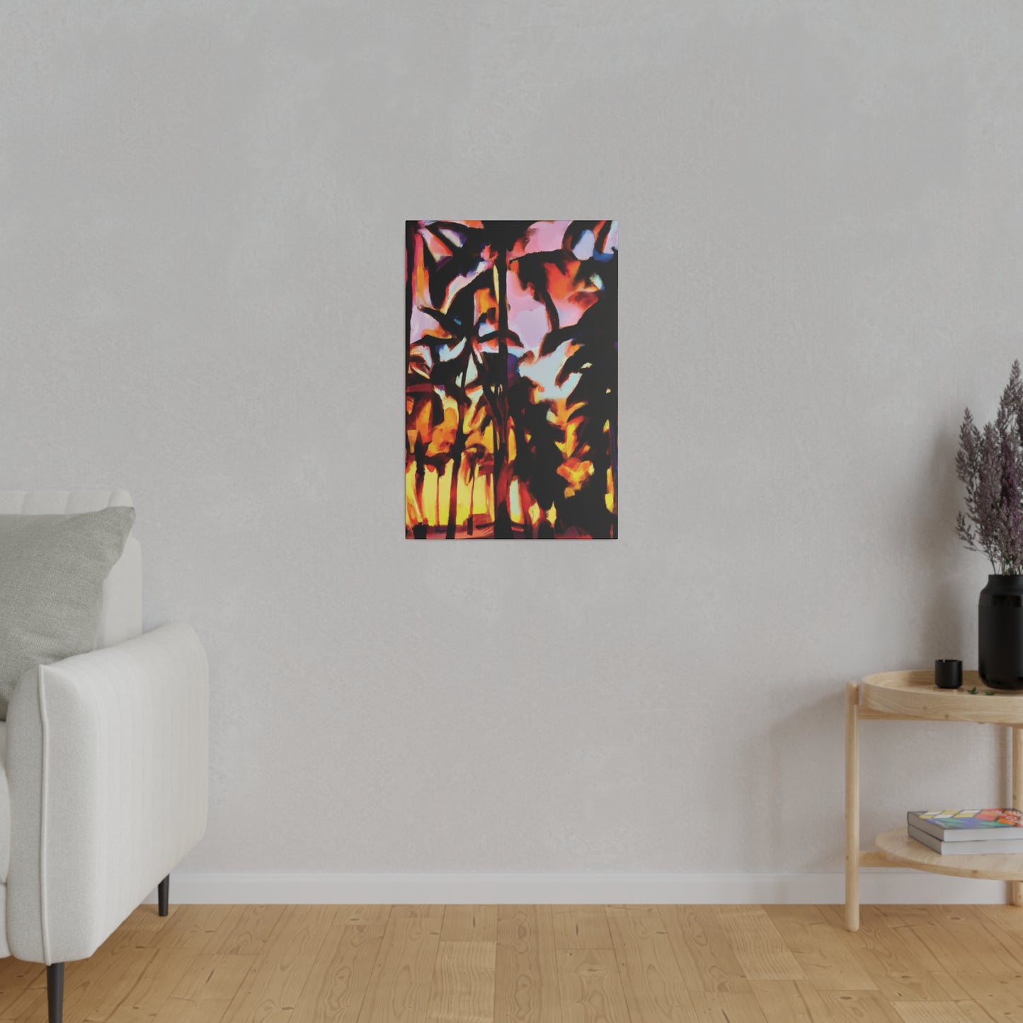 9123T - Miami Beach Sunset Painting Print | Miami | Beach | Sunset | Poster | Home Decor | Wall Art | Canvas