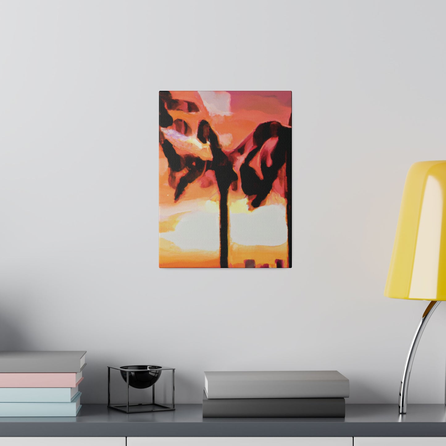 6372O - Miami Beach Sunset Painting Print | Miami | Beach | Sunset | Poster | Home Decor | Wall Art | Canvas