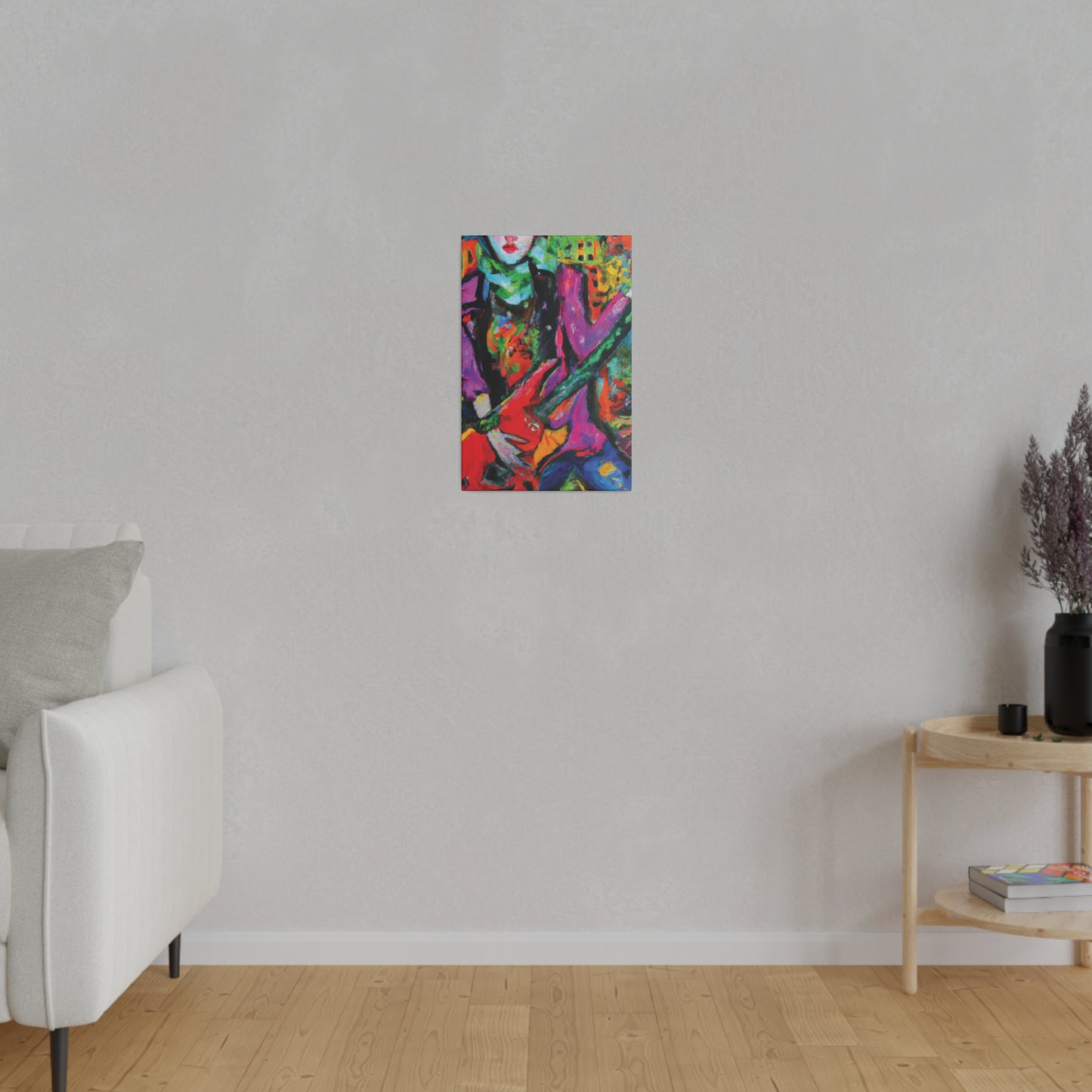 3861D - Rockstar Oil Painting Style Print | Poster | Home Decor | Wall Art | Music Art | Canvas