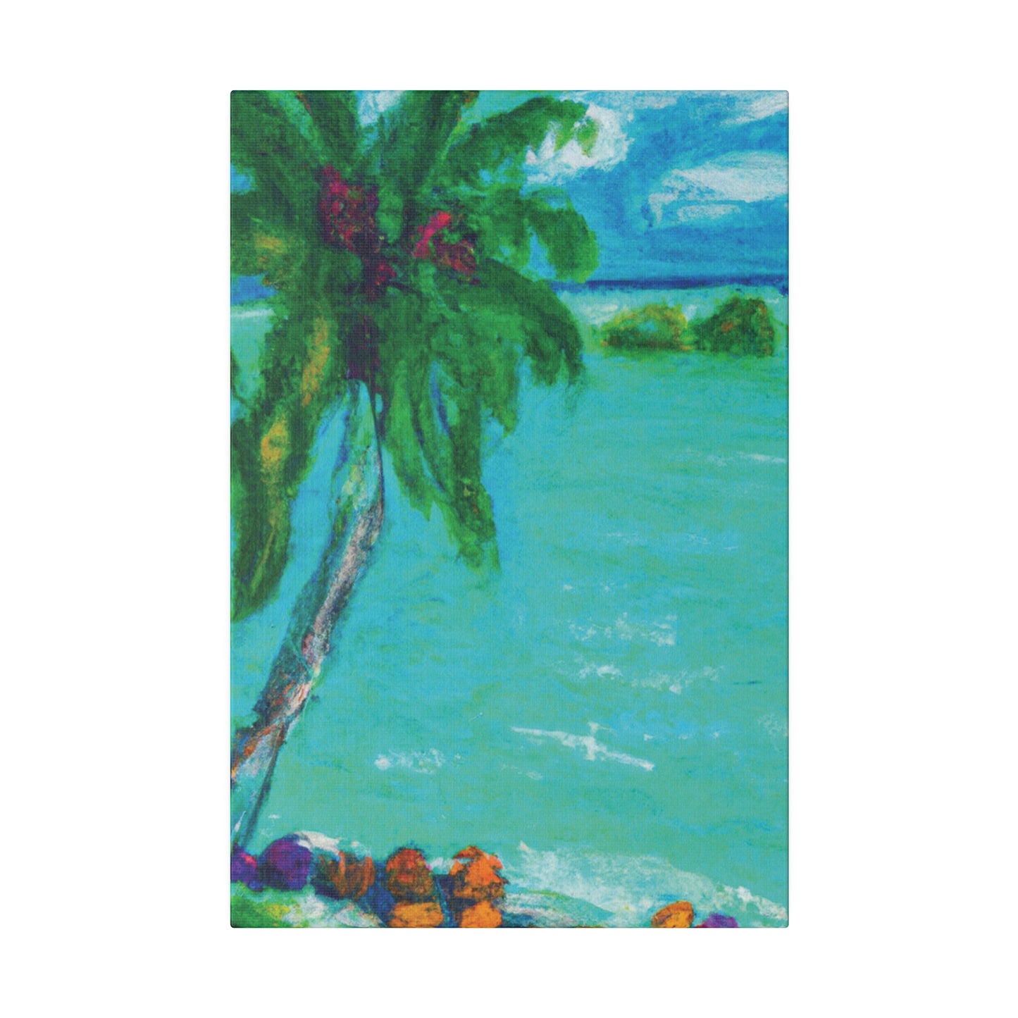 8864T - Bahamas Ocean Painting Print | Bahamas | Ocean | Beach | Poster | Home Decor | Wall Art | Canvas