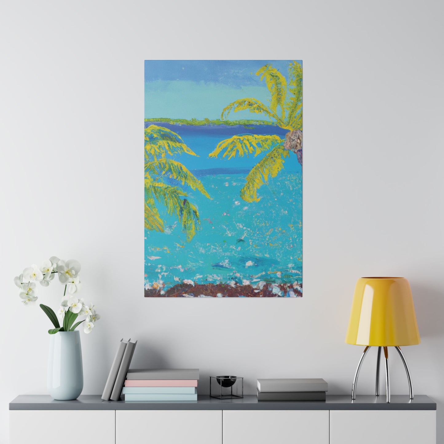 9282F - Bahamas Ocean Painting Print | Bahamas | Ocean | Beach | Poster | Home Decor | Wall Art | Canvas