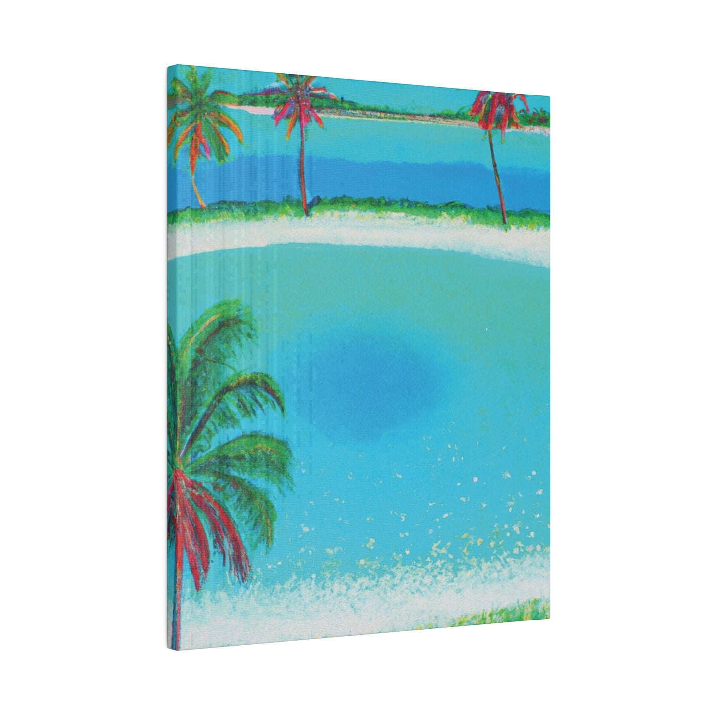 2198G - Bahamas Ocean Painting Print | Bahamas | Ocean | Beach | Poster | Home Decor | Wall Art | Canvas