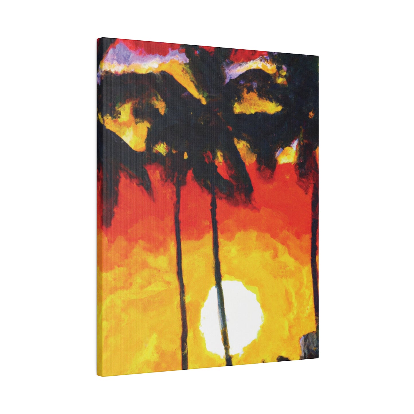 6973R - Miami Beach Sunset Painting Print | Miami | Beach | Sunset | Poster | Home Decor | Wall Art | Canvas