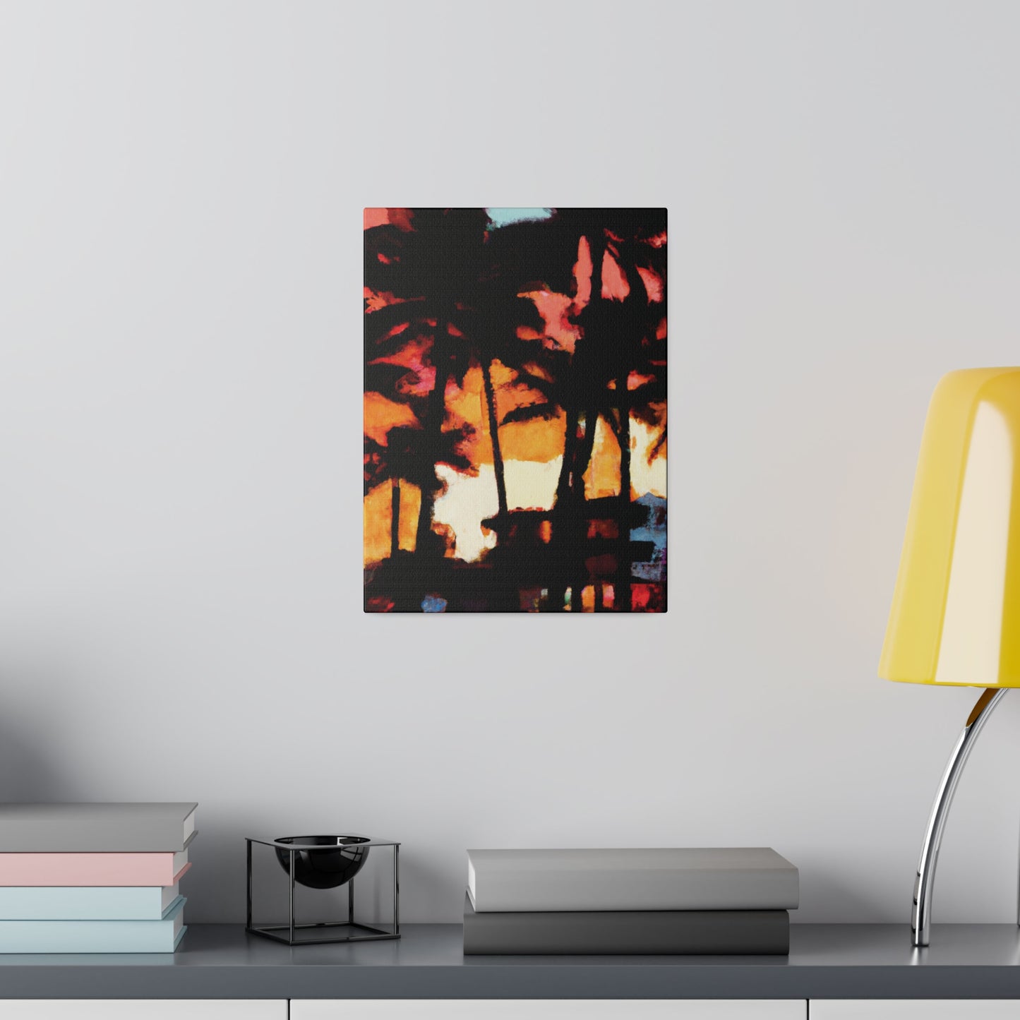 8498K - Miami Beach Sunset Painting Print | Miami | Beach | Sunset | Poster | Home Decor | Wall Art | Canvas