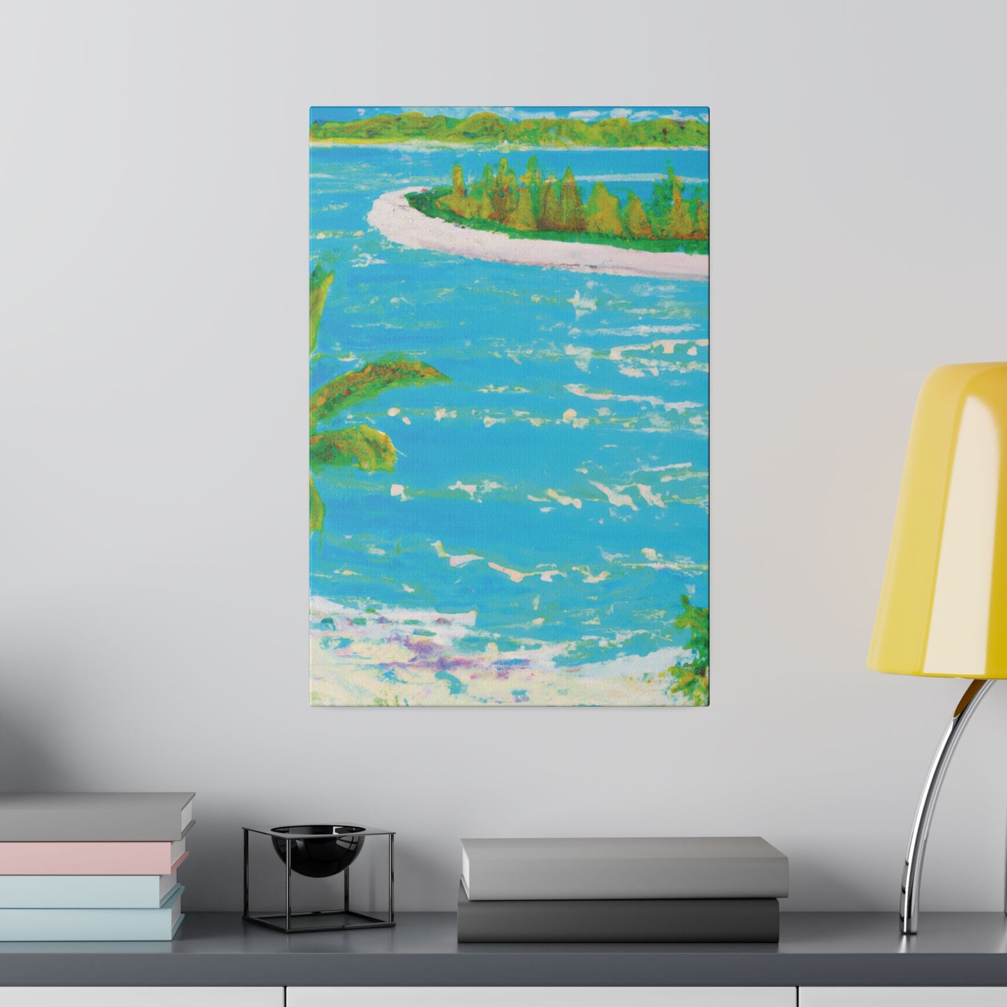 9555G - Bahamas Ocean Painting Print | Bahamas | Ocean | Beach | Poster | Home Decor | Wall Art | Canvas