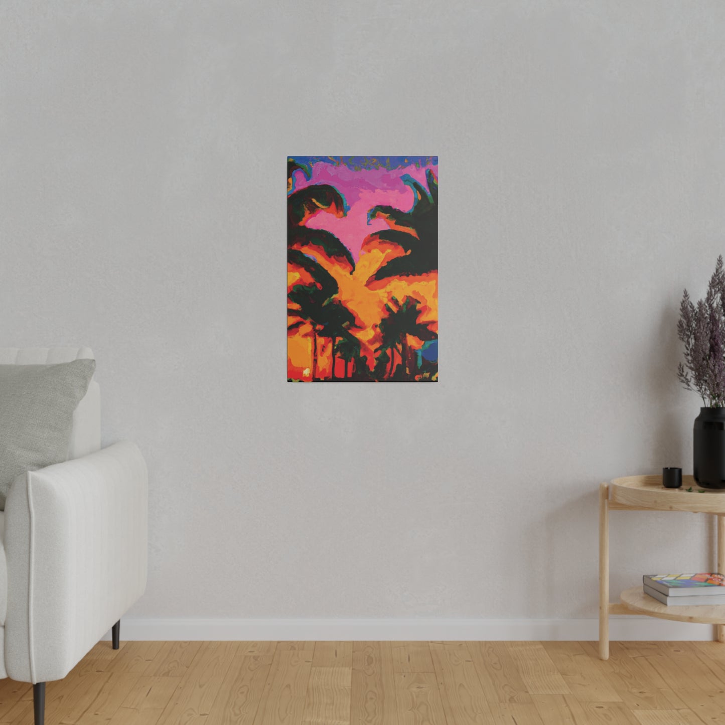 223L - Miami Beach Sunset Painting Print | Miami | Beach | Sunset | Poster | Home Decor | Wall Art | Canvas