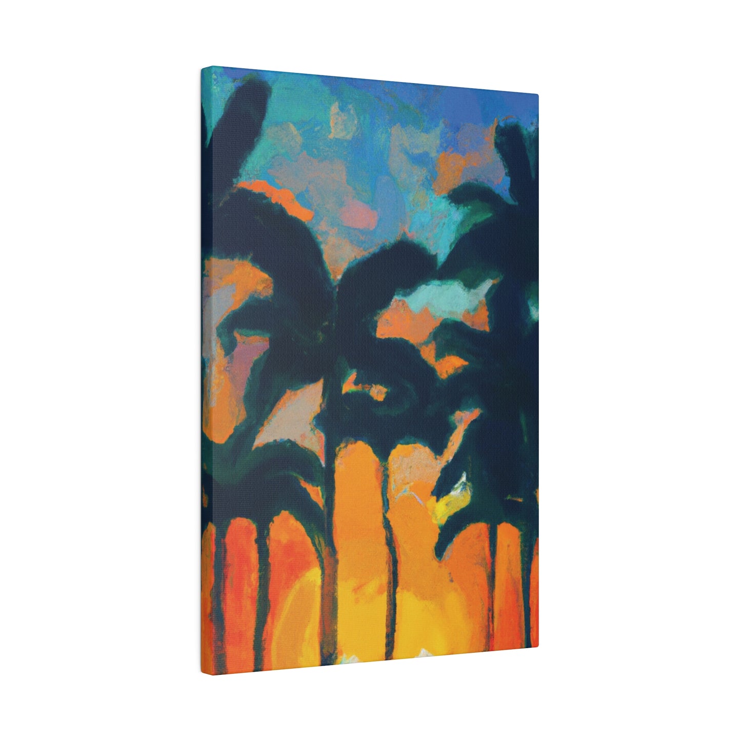 6877B - Miami Beach Sunset Painting Print | Miami | Beach | Sunset | Poster | Home Decor | Wall Art | Canvas