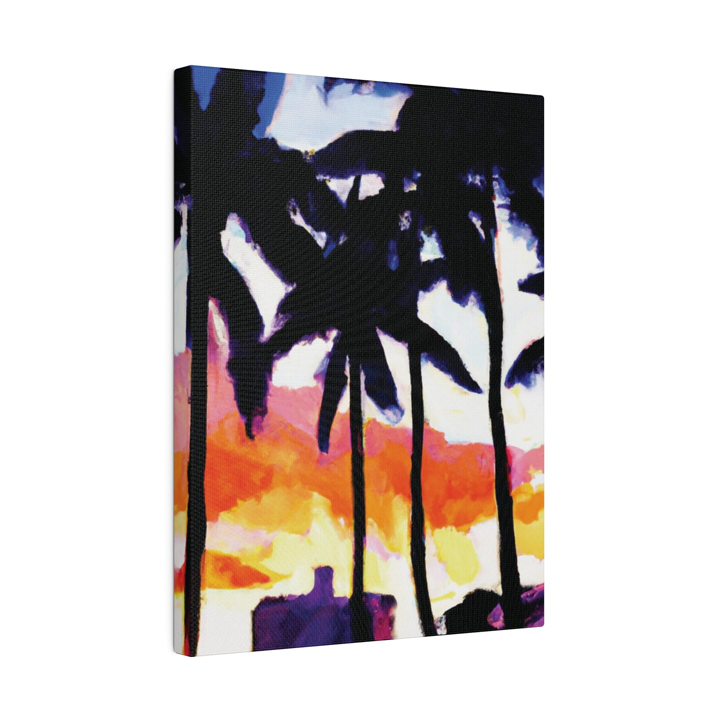 5637U - Miami Beach Sunset Painting Print | Miami | Beach | Sunset | Poster | Home Decor | Wall Art | Canvas