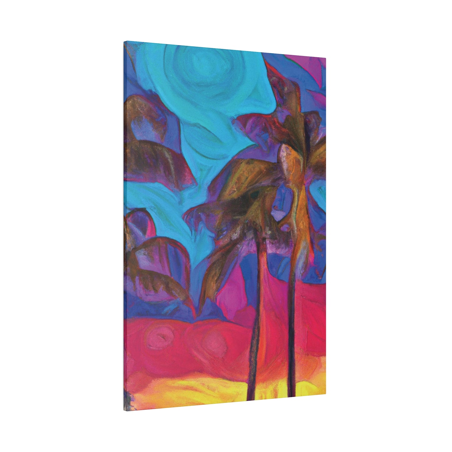 6709Z - Miami Beach Sunset Painting Print | Miami | Beach | Sunset | Poster | Home Decor | Wall Art | Canvas