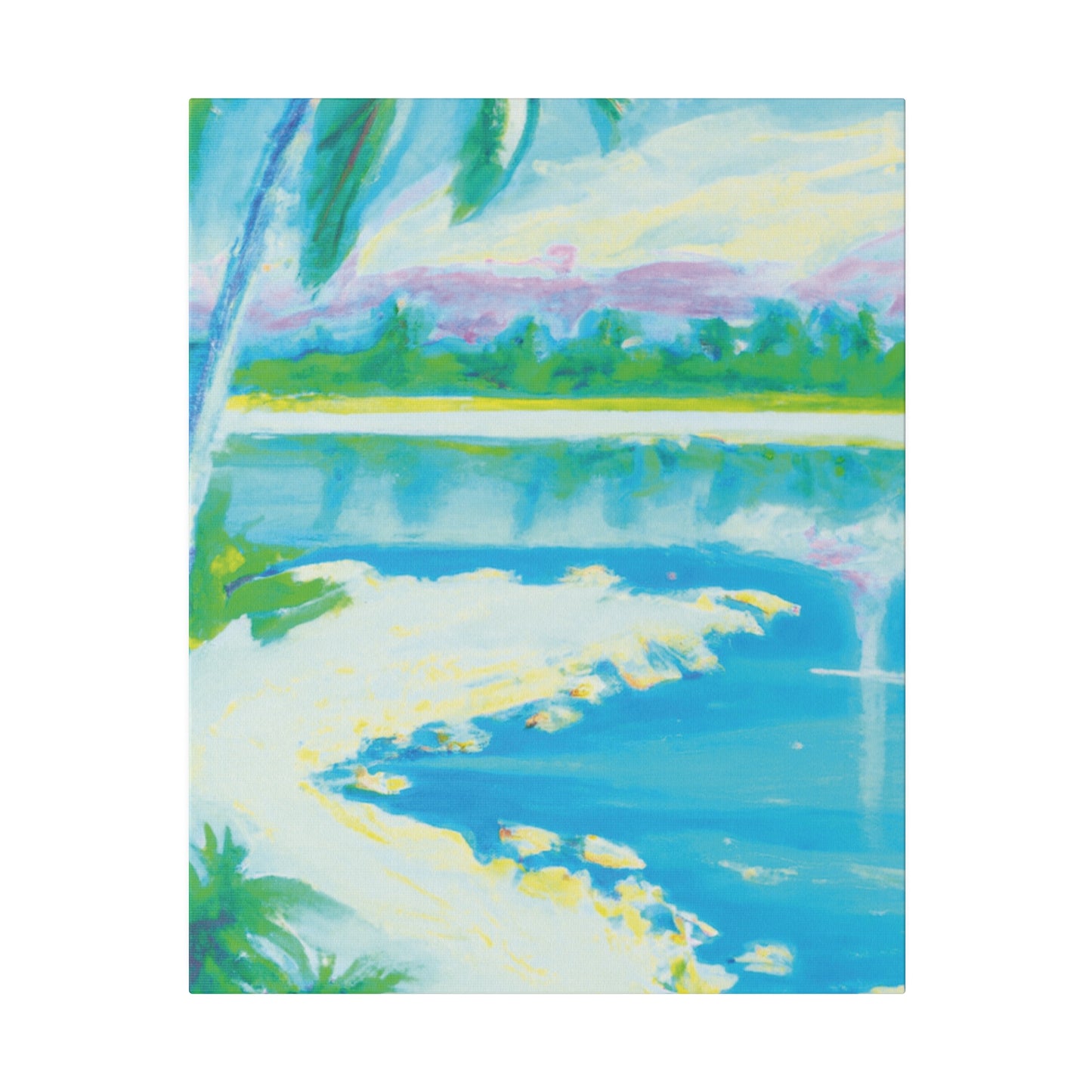 4501F - Bahamas Ocean Painting Print | Bahamas | Ocean | Beach | Poster | Home Decor | Wall Art | Canvas