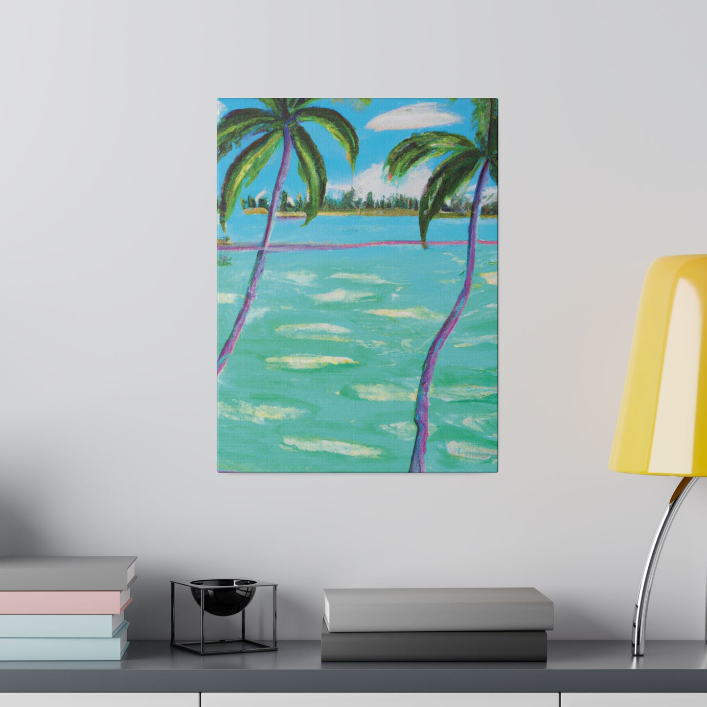 4451X - Bahamas Ocean Painting Print | Bahamas | Ocean | Beach | Poster | Home Decor | Wall Art | Canvas