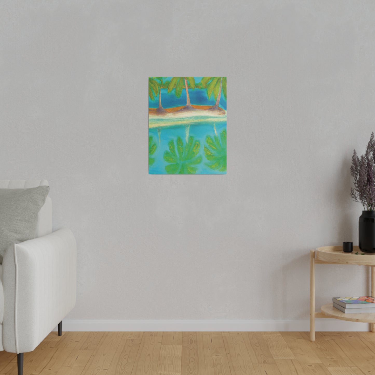 3294K - Bahamas Ocean Painting Print | Bahamas | Ocean | Beach | Poster | Home Decor | Wall Art | Canvas