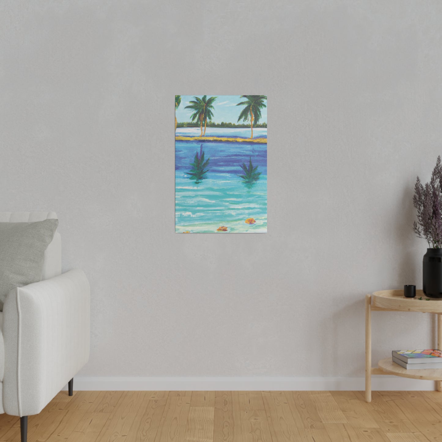 9768P - Bahamas Ocean Painting Print | Bahamas | Ocean | Beach | Poster | Home Decor | Wall Art | Canvas