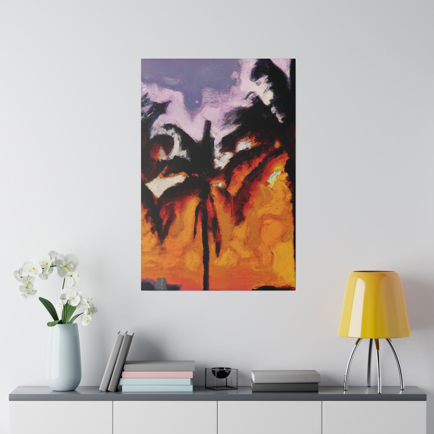 2537V - Miami Beach Sunset Painting Print | Miami | Beach | Sunset | Poster | Home Decor | Wall Art | Canvas