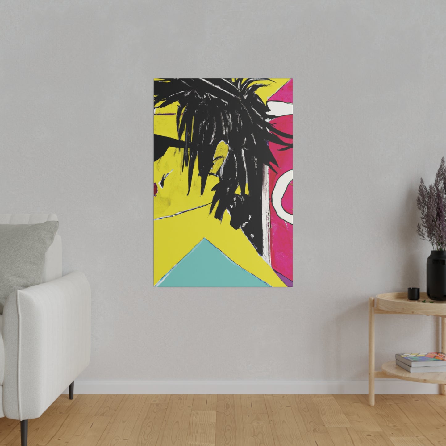 7212X - Rockstar Painting Print | Face | Abstract | Poster | Home Decor | Wall Art | Music Art | Canvas