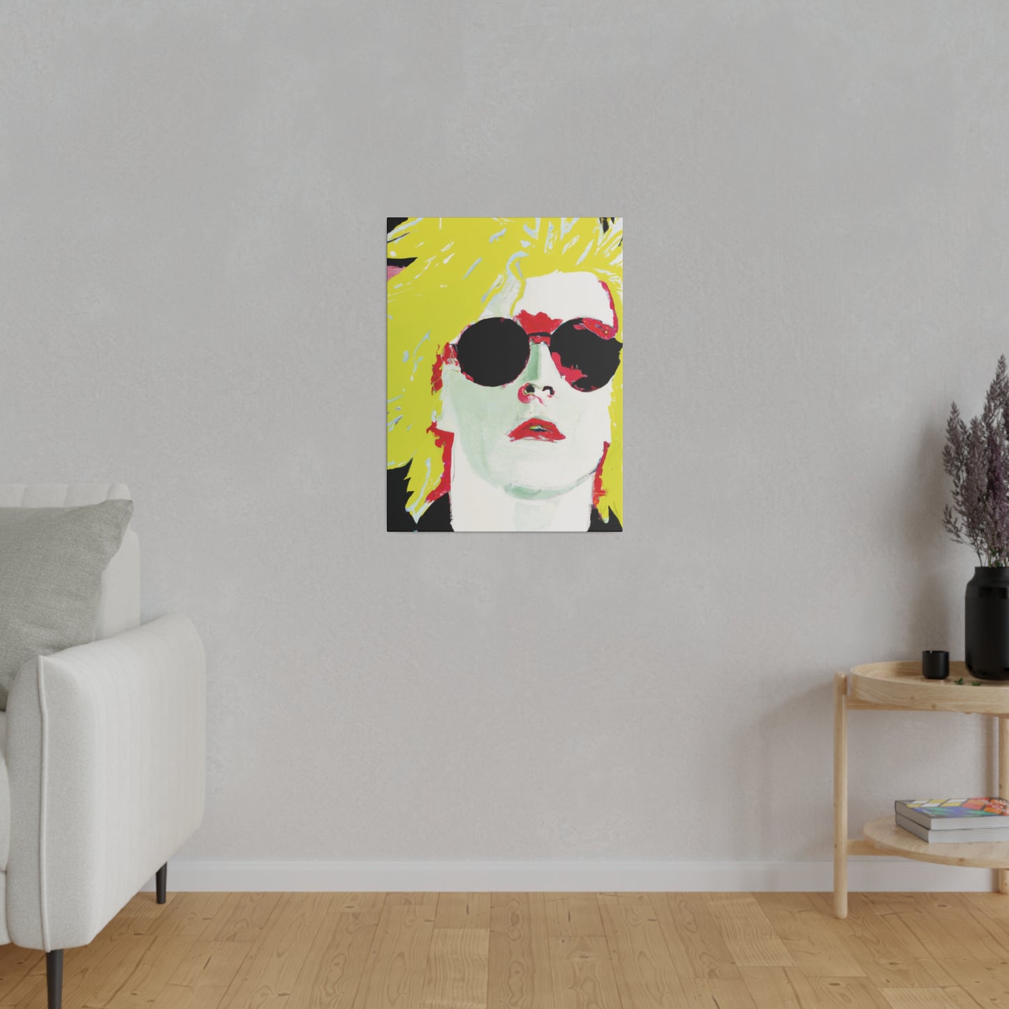 6289X - Rockstar Painting Print | Face | Abstract | Poster | Home Decor | Wall Art | Music Art | Canvas