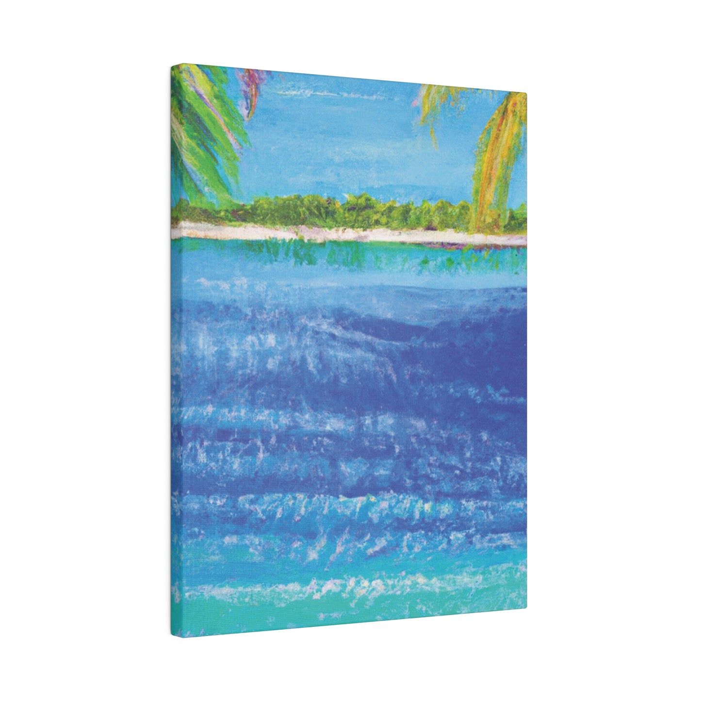 5045T - Bahamas Ocean Painting Print | Bahamas | Ocean | Beach | Poster | Home Decor | Wall Art | Canvas