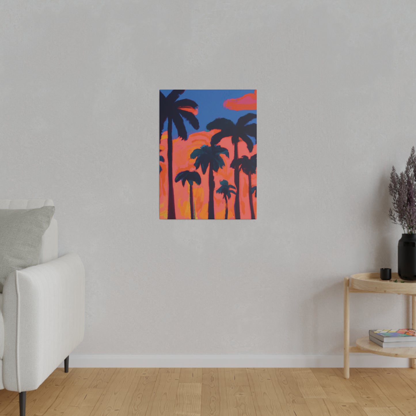 3239C - Miami Beach Sunset Painting Print | Miami | Beach | Sunset | Poster | Home Decor | Wall Art | Canvas