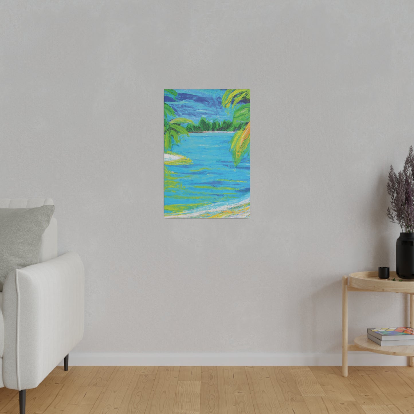 9709k - Bahamas Ocean Painting Print | Bahamas | Ocean | Beach | Poster | Home Decor | Wall Art | Canvas