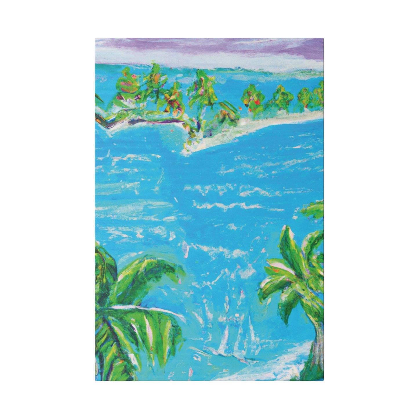 9413O - Bahamas Ocean Painting Print | Bahamas | Ocean | Beach | Poster | Home Decor | Wall Art | Canvas