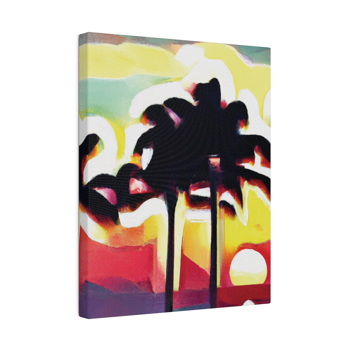 4134X - Miami Beach Sunset Painting Print | Miami | Beach | Sunset | Poster | Home Decor | Wall Art | Canvas