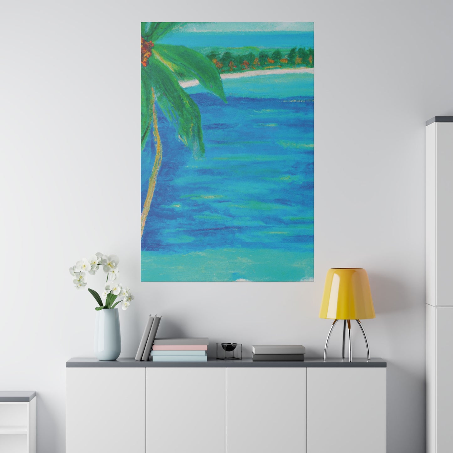 9272V - Bahamas Ocean Painting Print | Bahamas | Ocean | Beach | Poster | Home Decor | Wall Art | Canvas