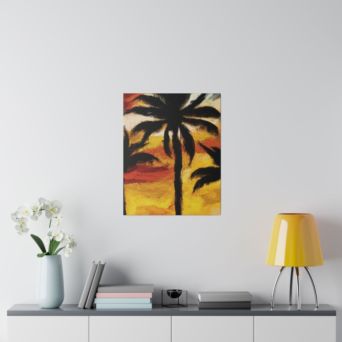 3122C - Miami Beach Sunset Painting Print | Miami | Beach | Sunset | Poster | Home Decor | Wall Art | Canvas